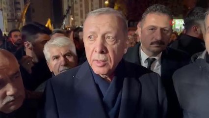 Cumhurbaşkanı Erdoğan: " 1 yıl içerisinde bu konutları bitireceğiz"