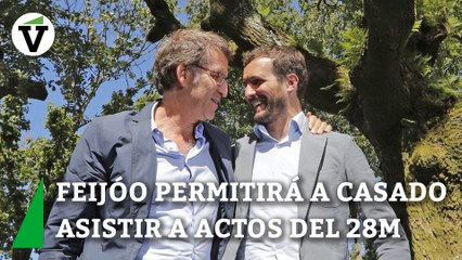 Feijóo ya ha hablado con Casado y da vía libre a su presencia en la campaña del 28M