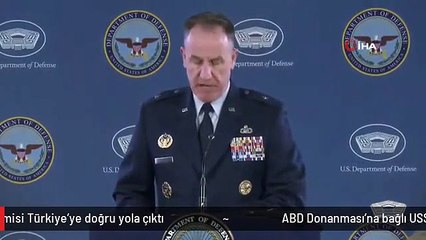 ABD Donanması'na bağlı USS George HW Bush uçak gemisi Türkiye'ye doğru yola çıktı