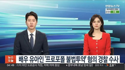 배우 유아인 '프로포폴 불법투약' 혐의 경찰 수사