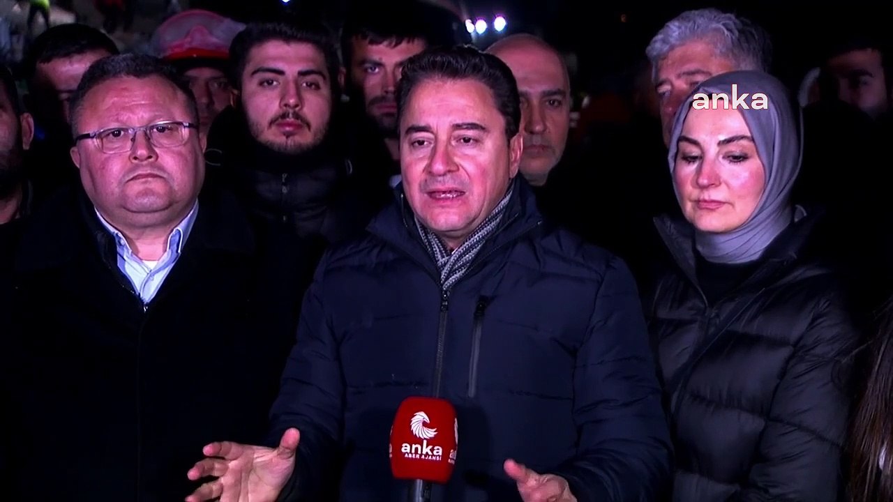Ali Babacan Antakya'da! "Televizyonlarda, telefon ekranlarında gördüğünüzden kat kat ötesi ağır bir tablo"