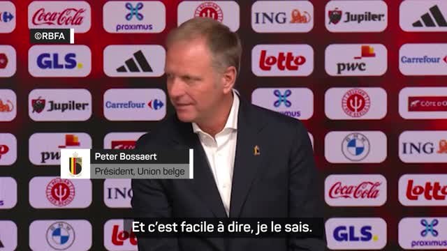 Belgique - Bossaert : On attend de Tedesco qu'il nous mène à de nouveaux succès