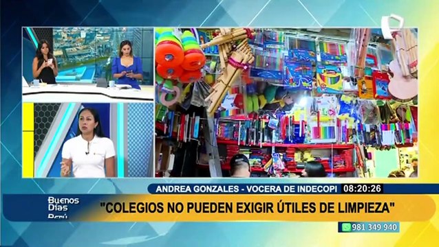 INDECOPI: “Colegios no pueden exigir artículos de limpieza en lista de útiles”