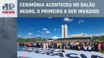 Servidores do Congresso realizam ato pela democracia um mês após invasão das sedes dos Três Poderes