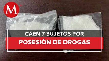 Autoridades detienen a 7 personas y aseguran envoltorios de droga en Michoacán