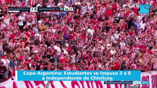 Copa Argentina: Estudiantes se impuso 3 a 0 a Independiente de Chivilcoy
