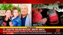71. saatte mucize kurtuluş! Fransız, Katarlı ve Türk kurtarma ekipleri birlikte çalıştı: Bekir Amca enkazdan çıkartıldı