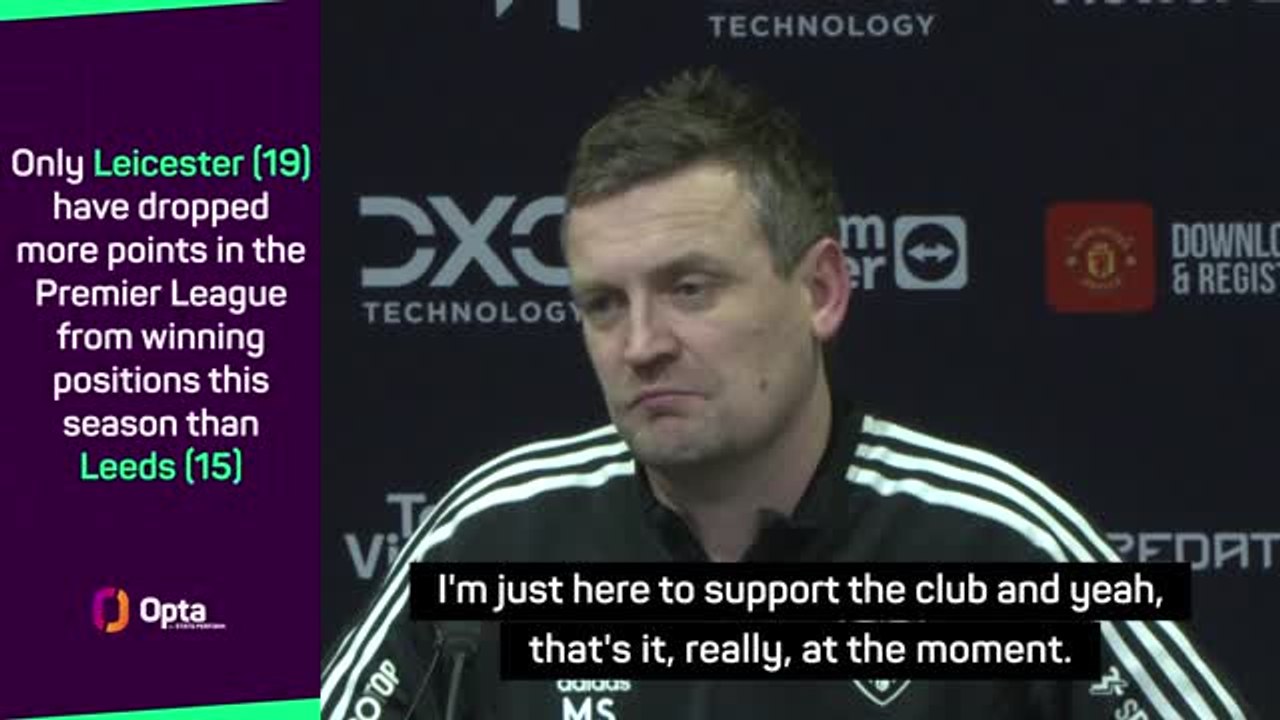 Leeds caretaker unsure if he'll still be in charge by the weekend