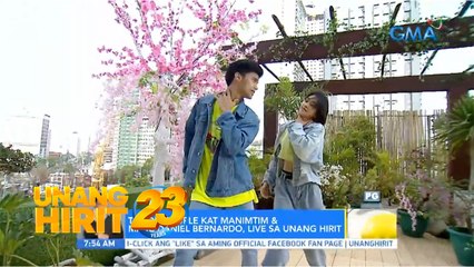 TikTok Couple na sina Kat at Marc, LIVE sa UH Stage | Unang Hirit