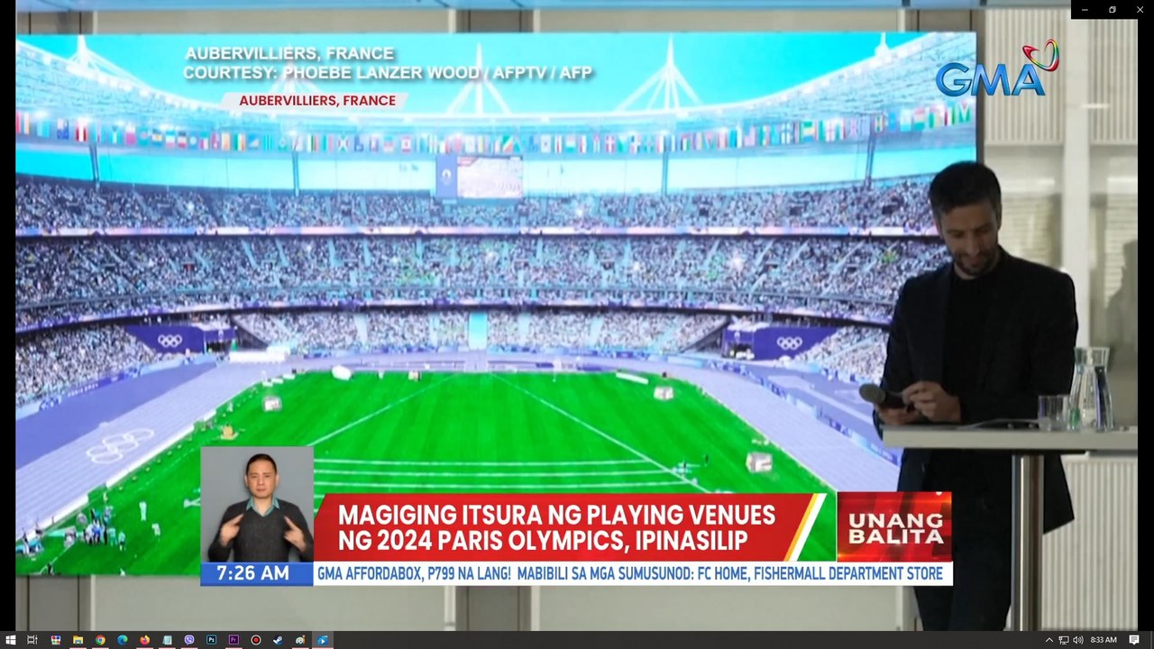Magiging itsura ng playing venues ng 2024 Paris Olympics, ipinasilip | UB