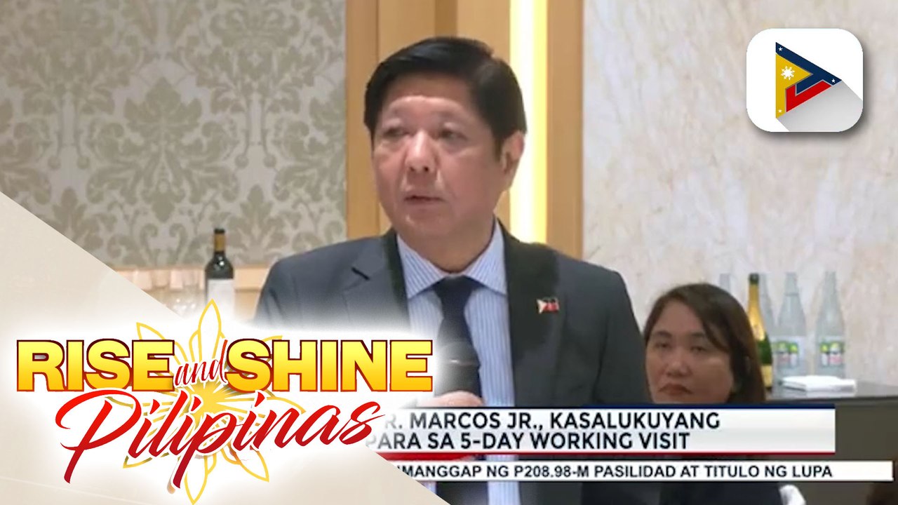 Pang. Ferdinand R. Marcos Jr., nakarating na sa Japan