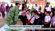 Militares dejan la comunidad de Jesús María a un mes de la detención de Ovidio Guzmán