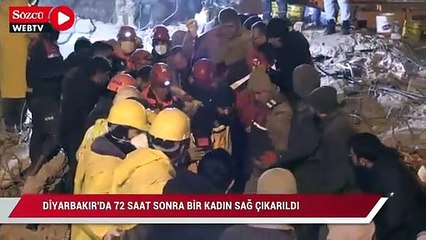 Diyarbakır’da 72 saat sonra yaşanan mucizenin adı ‘Yazgül’ oldu