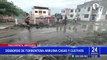 750 familias afectadas: desborde de torrentera arruina decenas de casas y cultivos en Arequipa