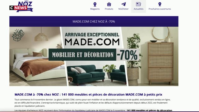 Un site français revend les meubles de made.com à des prix cassés
