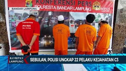 Dalam Sebulan 22 Pelaku Kejahatan Dibekuk Polisi
