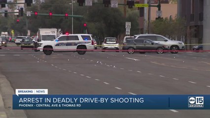 Arrest made in drive-by shooting death of Valley teen in central Phoenix