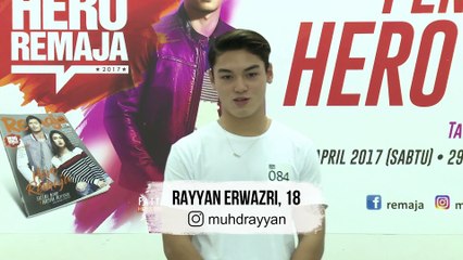 Casting Hero Remaja 2017 - Rayyan Erwazri Boleh Cakap Melayu Lah!