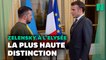 Emmanuel Macron élève  Zelensky au rang de Grand'Croix de la Légion d'Honneur