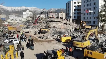 Nurdağı'ndaki durum böyle görüntülendi