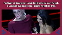 Festival di Sanremo, fuori dagli schemi con Pegah e Drusilla sul palco per i diritti negati in Iran