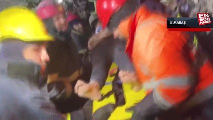 Kahramanmaraş'ta 72'nci saatte kurtarılan çocuktan ekiplere: Kokuyorum abi