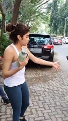 Janvi Kapoor Bad Behaviour Press Reporters at Gym in Bandra