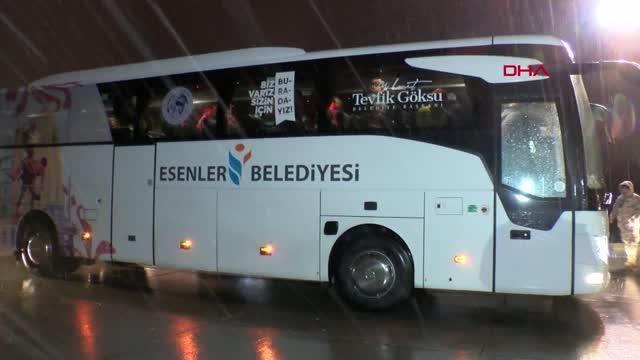 İSTANBUL-İSPANYA'DAN GELEN ARAMA KURTARMA EKİBİ DEPREM BÖLGESİNE GÖNDERİLDİ