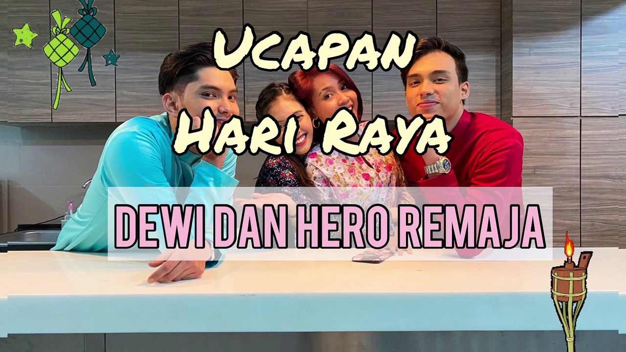 Ucapan Hari Raya Hero dan Dewi Remaja  Majalah Remaja