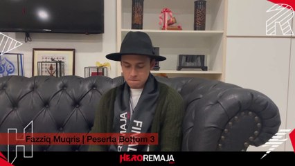 Fazziq Muqris Peserta Bottom 3  Hero Remaja 2021