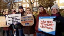Sheffield NHS strikes continue as physiotherapists take action