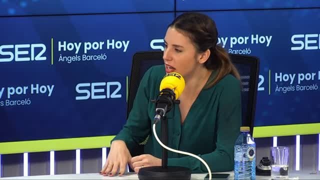 Irene Montero: No demos alas al PP, que es el principal impulsor de la ofensiva contra la ley del 'Sólo sí es sí'
