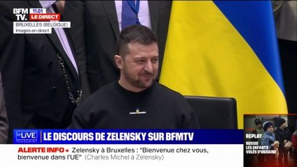  Suivez le discours de Zelensky à Bruxelles
