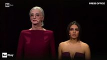 Sanremo, Pegah Moshir Pour e Drusilla Foer sul palco per l'Iran