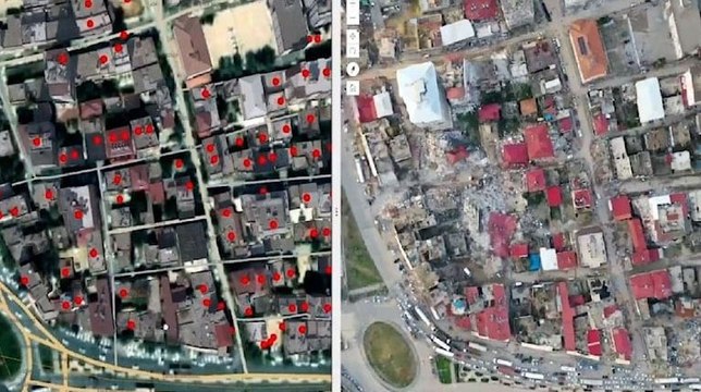 Felaket uydulardan böyle gözlendi!