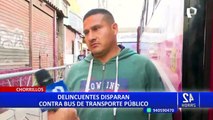 Chorrillos: atacan a balazos un bus lleno de pasajeros