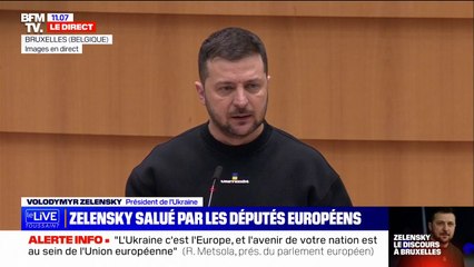 Télécharger la video: Guerre en Ukraine: Volodymyr Zelensky remercie l'Europe pour son 