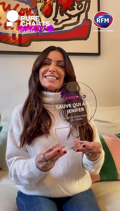 "Cet Award c'est le vôtre" : Jenifer remercie ses fans après sa victoire aux Purecharts Awards 2023