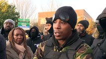 Protesters gather outside Ashford school following attack