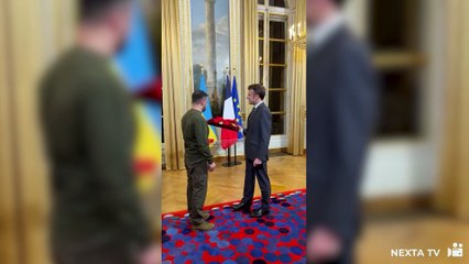 Zełenski w Paryżu. Francja rozważa dostawę samolotów dla Ukrainy
