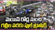 Traffic Jam In Hyderabad Creates Headache To Public _ Hyderabad Traffic Problems _ V6 News