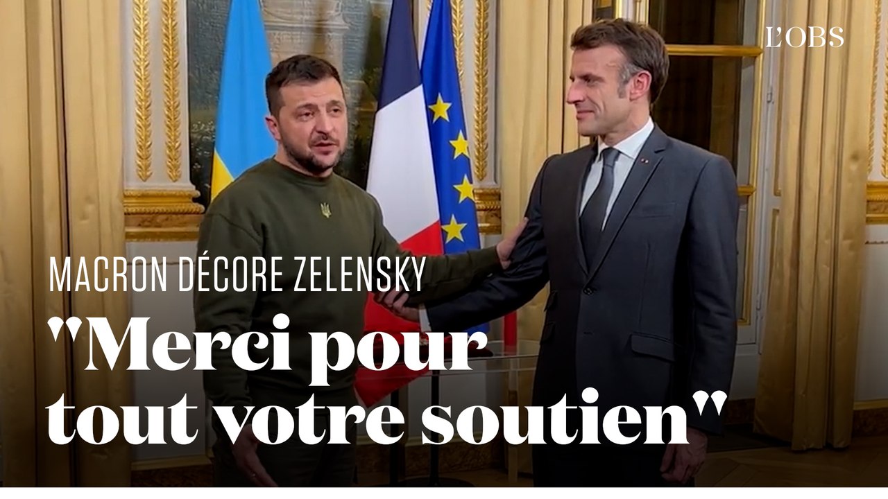 Macron décerne à Zelensky la Grand’Croix de la Légion d’honneur "pour les Ukrainiens"