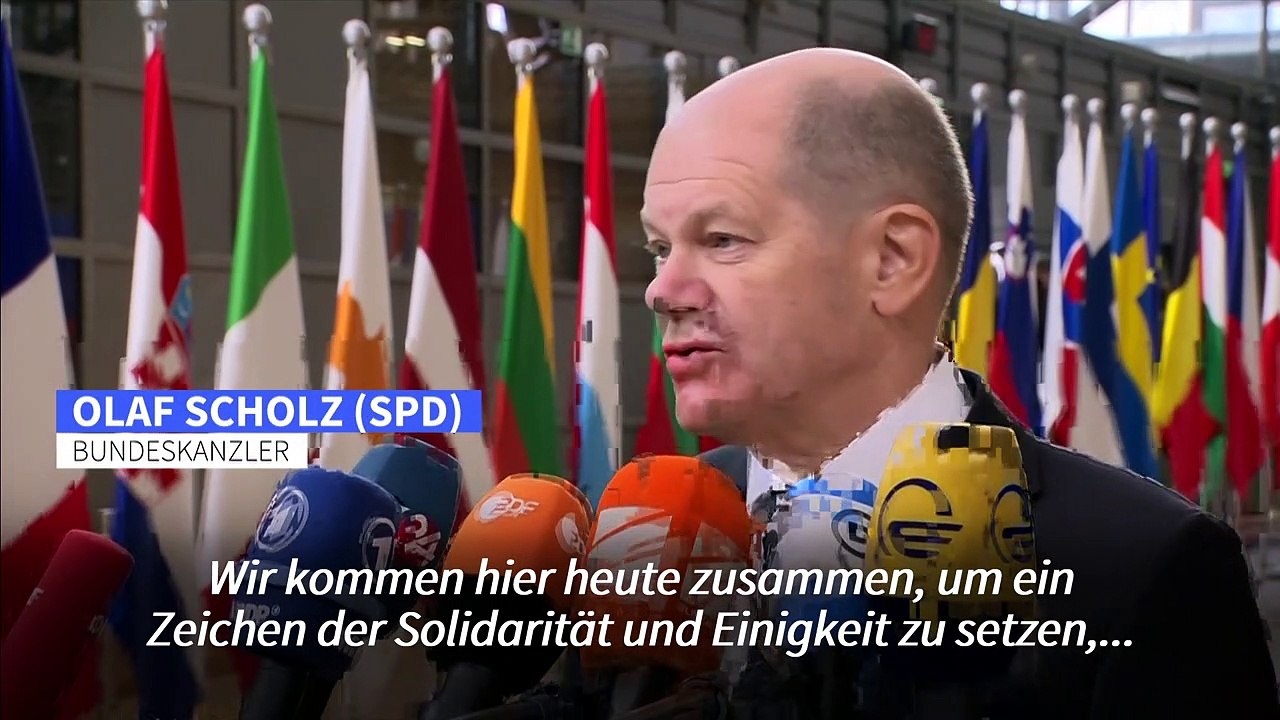 Scholz: 'Wir helfen der Ukraine so lange wie notwendig!'