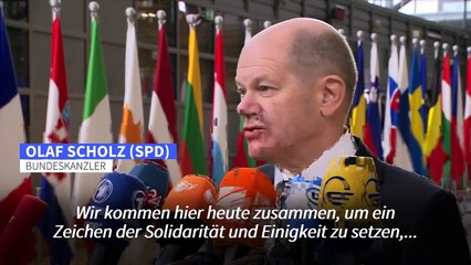 Scholz: "Wir helfen der Ukraine so lange wie notwendig!"