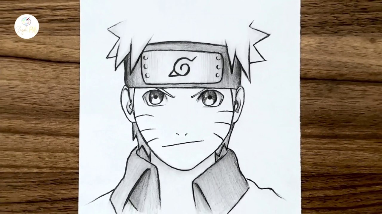 Naruto Uzumaki sketch drawing  anime sketch video anime character drawing