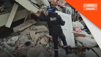 Gempa Bumi Turkiye | Pasukan SMART mula misi SAR di Gaziantep