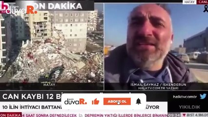 Hatay'da İsmail Saymaz'ın yayınına müdahale: 'Provokatörlük yapma...'