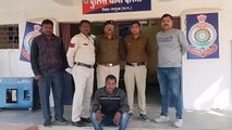 गांजे के साथ एक आरोपी चढ़ा पुलिस के हत्थे