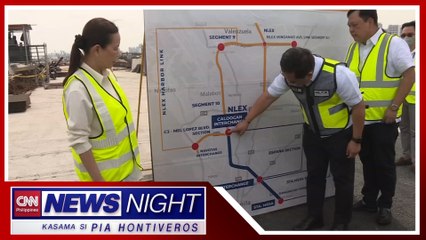 NLEX connector Caloocan interchange ininspeksyon ni Sen. Poe | News Night