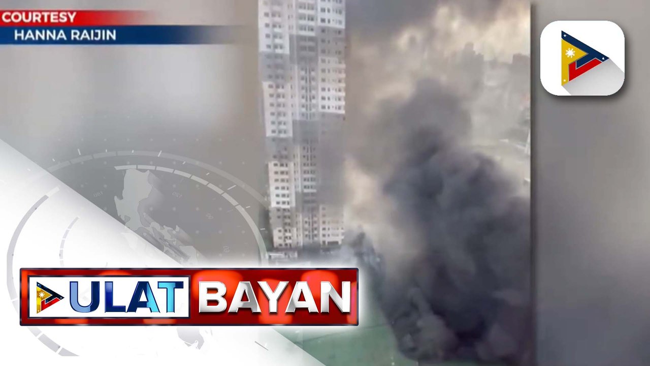 Sunog sa lumang bus terminal sa Araneta Center Cubao, umabot sa Task Force Bravo